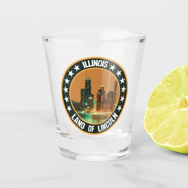 Illinois Schnapsglas (Vorderseite)