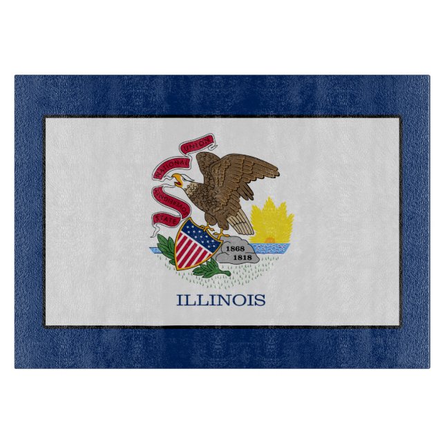 Illinois Schneidebrett (Vorderseite)