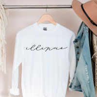 Illinois Script State Sweatshirt