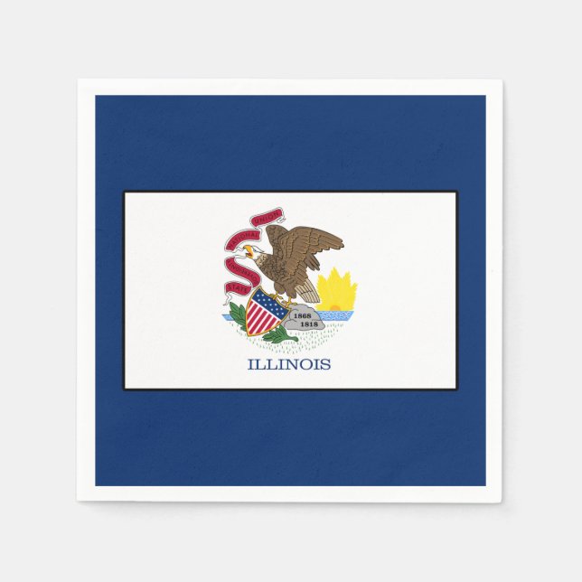 Illinois Serviette (Vorderseite)