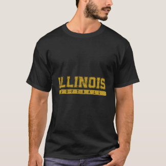 Illinois Softball Varsity Vintager Text T-Shirt