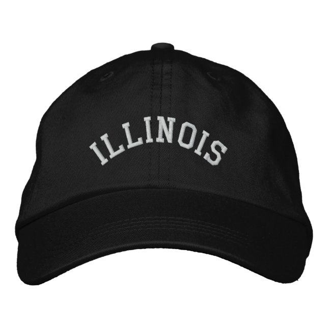 Illinois Staat bestickt Bestickte Kappe (Vorderseite)