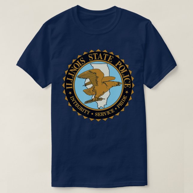 Illinois Staat Police T-Shirt (Design vorne)