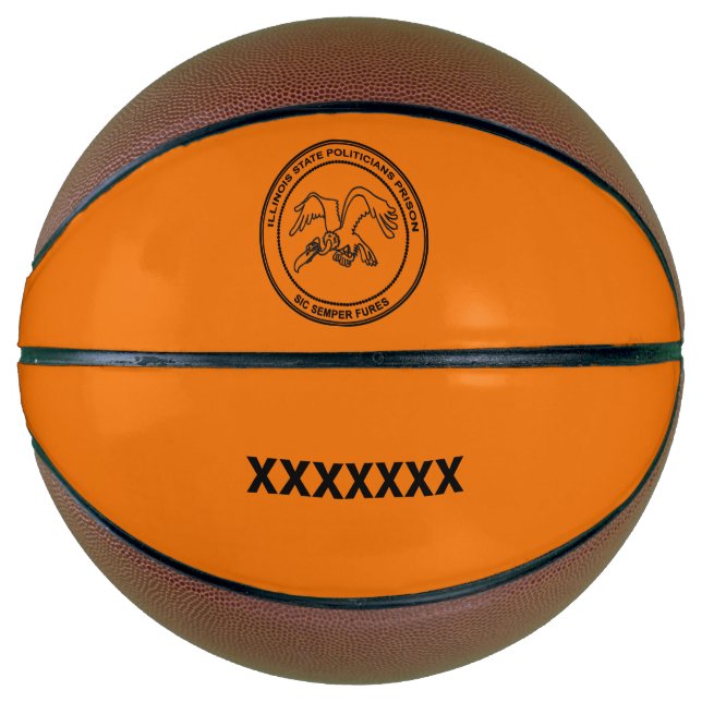 Illinois Staat Politische Gefangenschaft Basketball (Vorderseite)