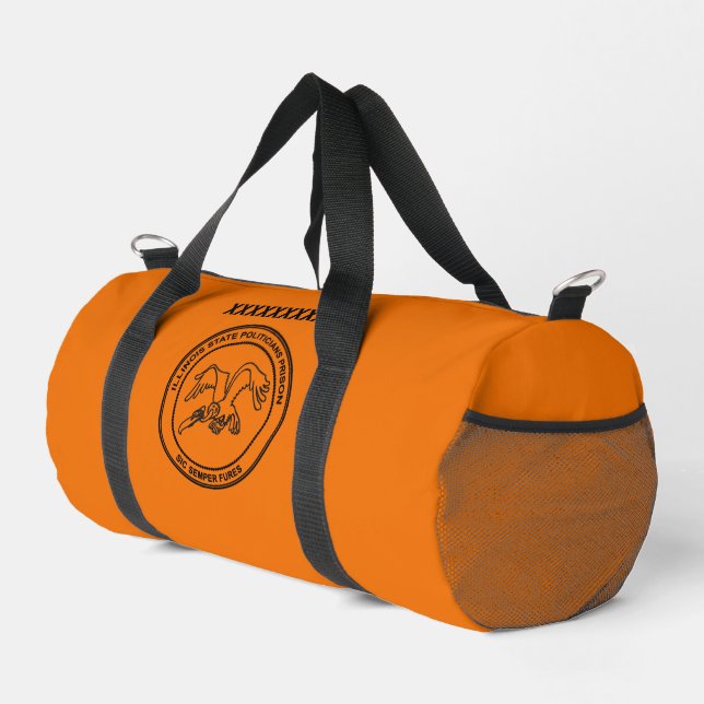 Illinois Staat Politische Gefangenschaft Duffle Bag (Rechte Ecke)