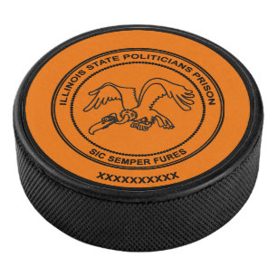 Illinois Staat Politische Gefangenschaft Eishockey Puck
