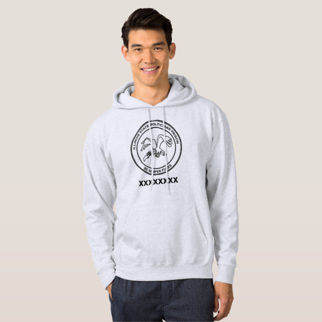 Illinois Staat Politische Gefangenschaft Hoodie (Vorne ganz)