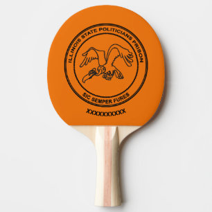Illinois Staat Politische Gefangenschaft Tischtennis Schläger