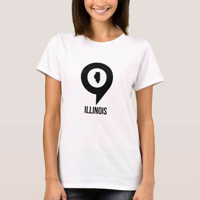 Illinois Staat T-Shirt (Vorderseite)