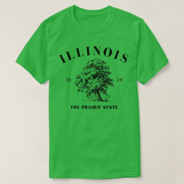 Illinois Staat T-Shirt (Design vorne)