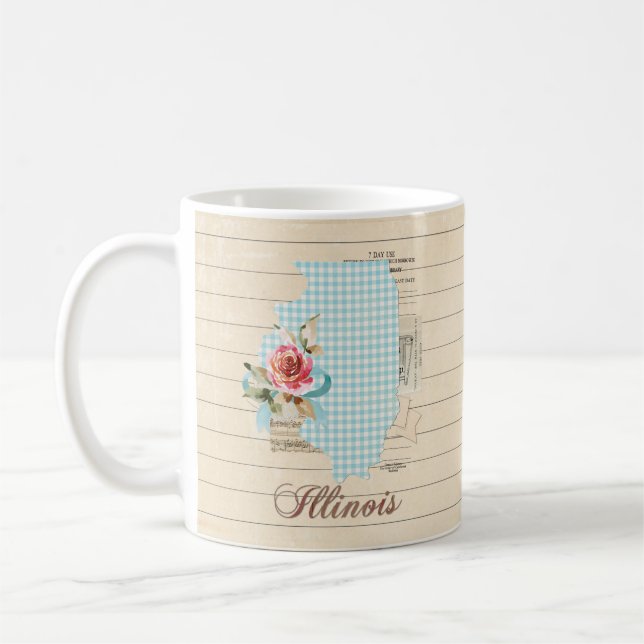 Illinois Staat Tasse - Ideal für Tasse Liebhaber (Links)