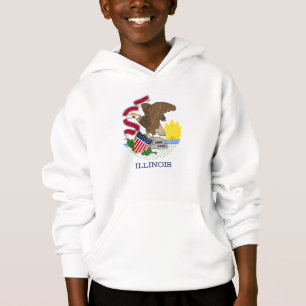 Illinois Staatsflagge Hoodie