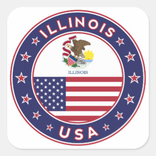 Illinois, t-shirt Illinois, autocollant Illinois,