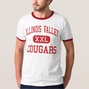 Illinois-Tal - Pumas - hoch - Höhlen-Kreuzung T-Shirt