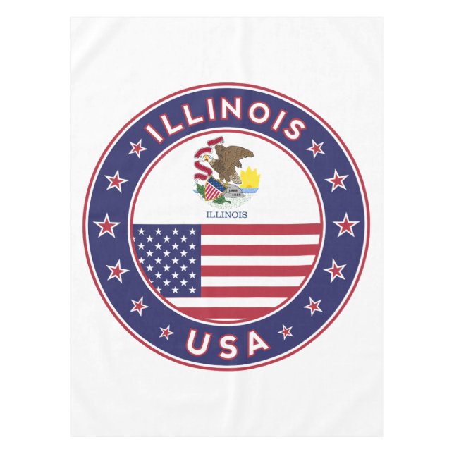 Illinois Tischdecke (Vorderseite)