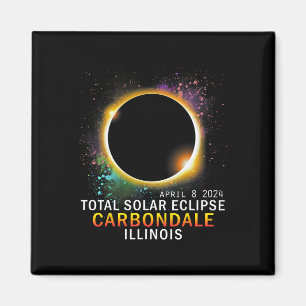 Illinois Total Solar Eclipse 8. April 2024 Magnet