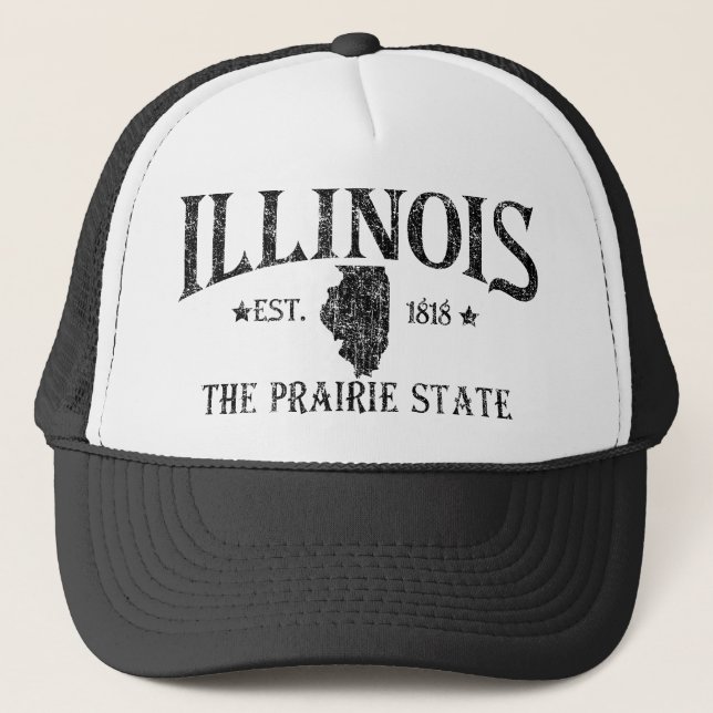 Illinois Truckerkappe (Vorderseite)