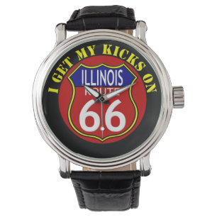 Illinois-Uhr des Weg-66 Armbanduhr