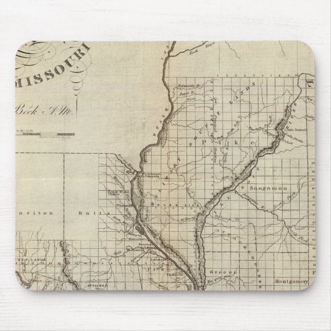 Illinois und Missouri 3 Mousepad (Vorne)