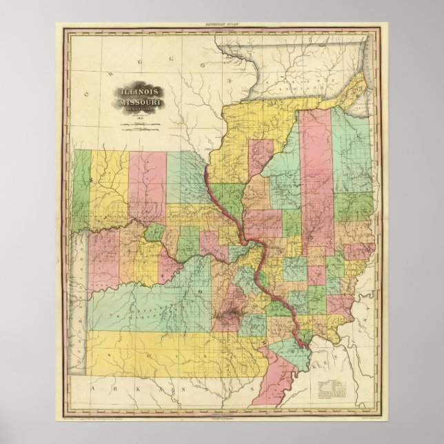 Illinois und Missouri 4 Poster (Vorne)