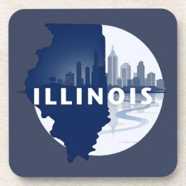 Illinois USA Getränkeuntersetzer