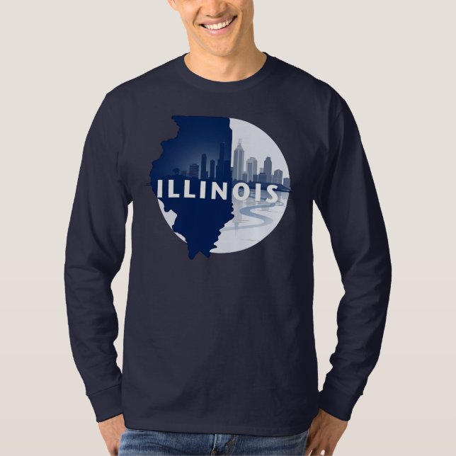 Illinois USA T-Shirt (Vorderseite)
