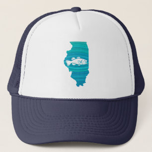 Illinois Wave Angeln Truckerkappe