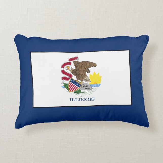 Illinois Zierkissen (Vorderseite)