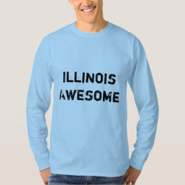 Illinois Zitat Langschläfer T - Shirt