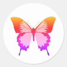 Illsima Rainbow Butterfly White