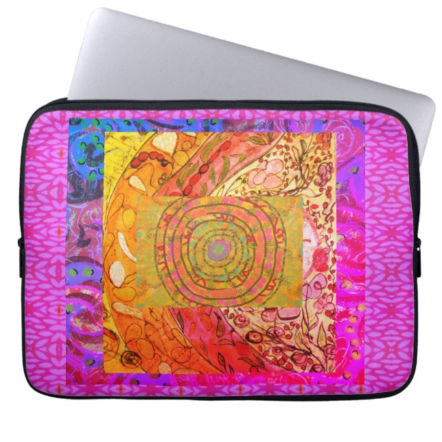 Illuminated Abstract  Laptopschutzhülle (Vorderseite)