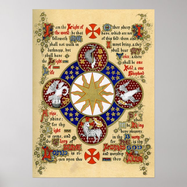 Illuminated Manuscript the Epiphany Poster (Vorne)