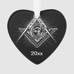 Illuminati Alle sehen Auge Freimaurersymbol Ornament