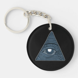 Illuminati Alle sehen Auge Pyramidensymbol Schlüsselanhänger