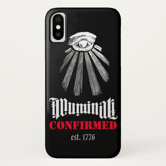 Illuminati bestätigte Schwarzes - Iphone X Fall Case-Mate iPhone Hülle (Rückseite)