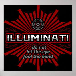 Illuminati Lass den Augenduft nicht im Kopf Poster