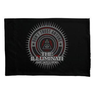 Illuminati sehen zu, wie sie niemandem vertrauen kissenbezug