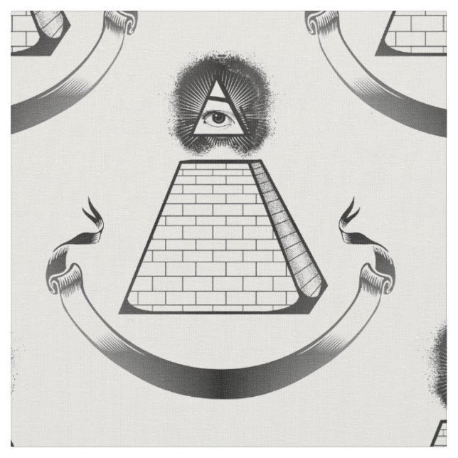 Illuminati Stoff (Nahaufnahme)
