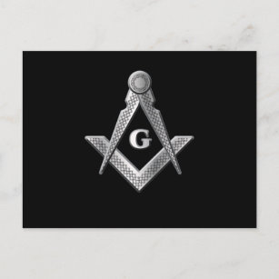 Illuminati Symbol Masonic Pyramid Conspiracy Gift Postkarte