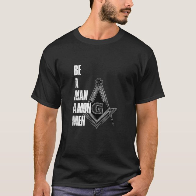 Illuminati T Shirt ist ein Mann unter Männern Frei (Vorderseite)