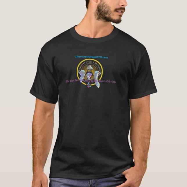 Illuminati Thelemic Anarchisten-Zitat-Shirt T-Shirt (Vorderseite)