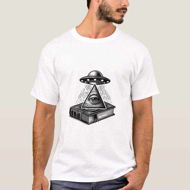 Illuminati UFO T-Shirt (Vorderseite)