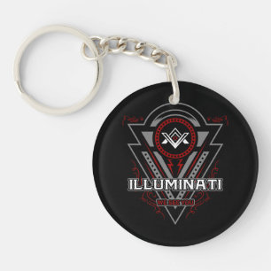 Illuminati wir sehen Sie alle sehen Auge Schlüsselanhänger