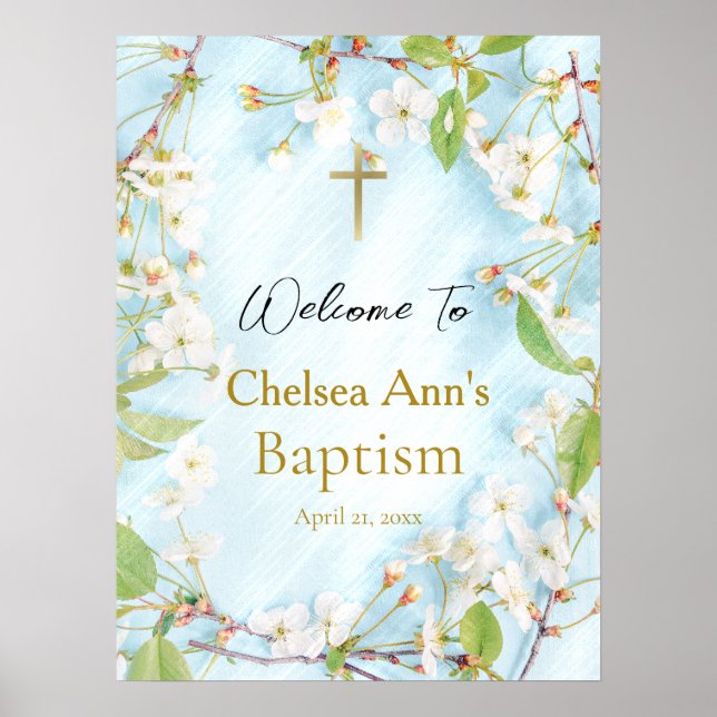 Illumination Orthodoxe Christliche Taufe Poster (Vorne)