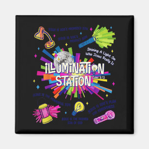 Illumination Station VBS 2026 Bibelschule Magnet
