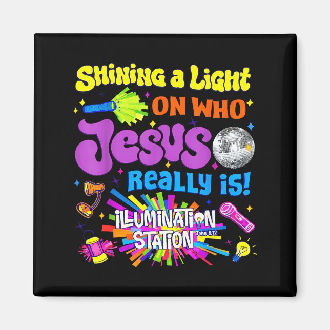 Illuminationsstation VBS 2026 Vacation Bible Magnet (Vorne)