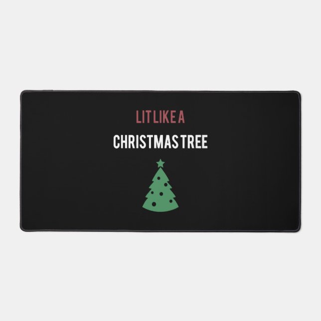 illuminé comme un arbre de noël arbre vert noël (Recto)