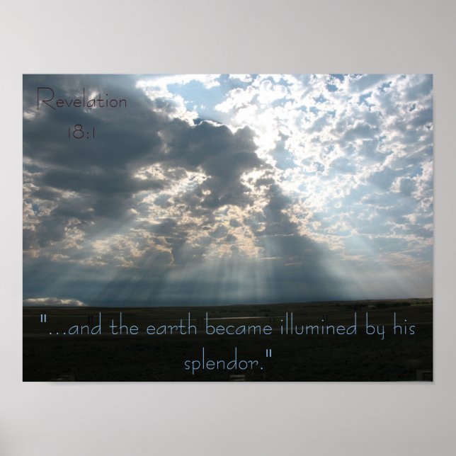 "Illumined Poster" Poster (Vorne)
