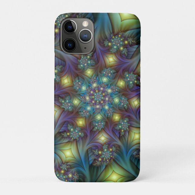 Illuminierte Abstrakte Shiny Aquamarines Lila Frak Case-Mate iPhone Hülle (Rückseite)