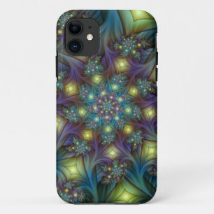 Illuminierte Abstrakte Shiny Aquamarines Lila Frak Case-Mate iPhone Hülle